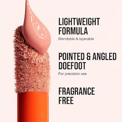 H.U.D.A BEAUTY #FAUXFILTER Under Eye Color Corrector 0.3 oz / 9 mL (Peach, 0.3 oz / 9 ml) + Bonus Acne Patch (36 Pieces)