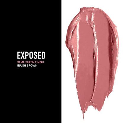 Frankie Rose Long Lasting Lipstick for Women | Smudge Proof Lipstick Enriched with Jojoba Oil | Buildable Lip Colors, Suitable For All Skin Tones | Cruelty-Free Lip Makeup | Exposed
