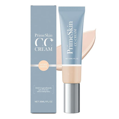 Primal Skin Cc Cream for Older Women, Cc Cream Liquid Foundation, Moisturizing, Non-sticky, 1.8 fl oz/30ml(Ivory White, S)