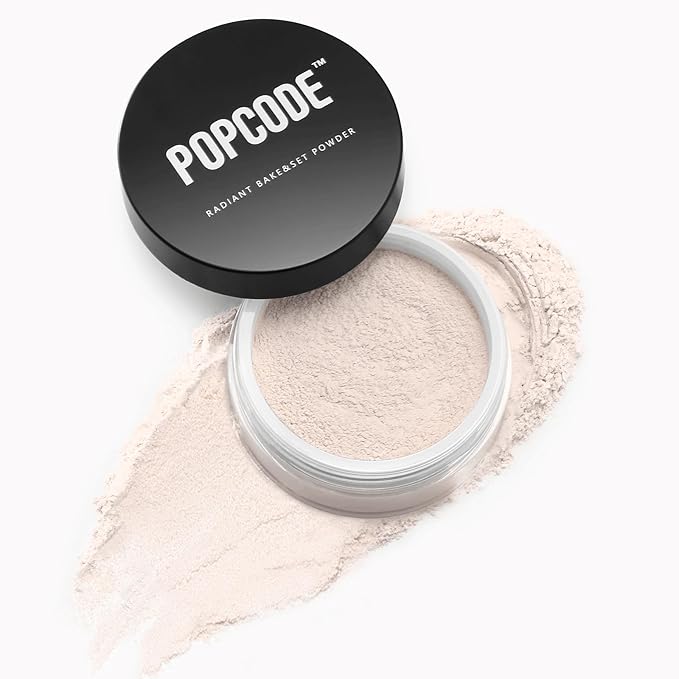 Glow Soft Focus Setting Powder, Smooths Pores & Lines, Silky Powder for Creating Without Shine, Bake Setting Powder, Talc-Free, Vegan, 0.35 Oz (Light Pink)