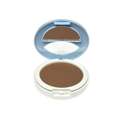 Ruby Kisses No More Blemish Face Powder with Salicylic Acid Korean Makeup Matte Finish Full Coverage Pressed Powder (Chestnut)