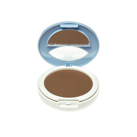 Ruby Kisses No More Blemish Face Powder with Salicylic Acid Korean Makeup Matte Finish Full Coverage Pressed Powder (Chestnut)