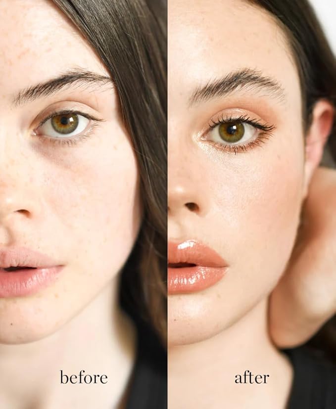 Ere Perez - Natural Oat Milk Liquid Foundation | Breathable, Buildable, Med-Full Coverage, Dewy | Peach Extract, Vitamin E | Vegan, Cruelty-Free, Clean Beauty (Latte | fair cool, 1 fl oz | 30 ml)