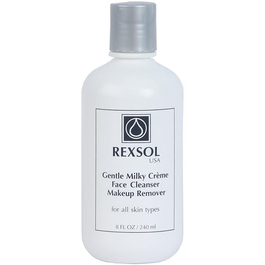 REXSOL Gentle Milky Crème Face Cleanser Makeup Remover (240 ml / 8 fl oz)