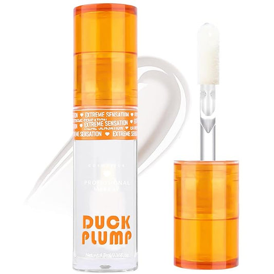 Super Lustrous Lip Oil, Non-Sticky, Hydrating, Hypoallergenic, Waterproof, High Shine Finish (01# Clear)