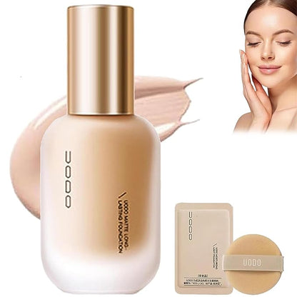Uodo Liquid Foundation, Moisturizing Light Foundation, Matte Long Lasting Foundation, Base Uodo Liquid Foundation, Hydrating And Long-Lasting Foundation For All Skin Types (Hydration #C01, one size)