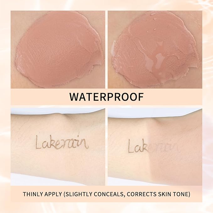 Colour Changing Foundation With Centella, CC Red Correction Cream, Color Correcting Formula for Blemishes, Red Skin, & Acne Marks, Liquid Foundation for Women-Green