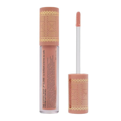 Juvia's Place Coffee Shop Lip Gloss - Cream de Cacao - Hydrating Butter Lip Gloss for Women, Long-Lasting Shine, Moisturizing Glass-like Finish, Plumping Non-sticky Lip Gloss, Suitable for every vibe