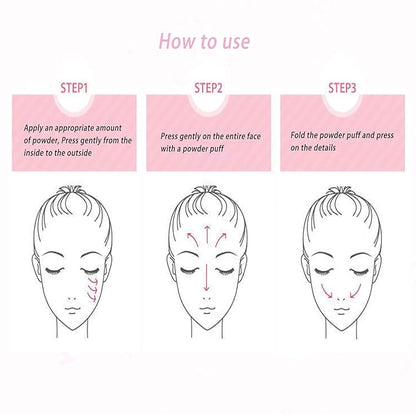 Allaura Beauty Pink Blurring Powder - Setting Powder For All Skin Tones (02#, One Size)