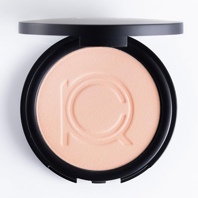 ioly's Beauty pressed powder foundation Compact with powder puff 0.49 OZ Makup fit me powder foundation Makeup full coverage foundation texture powder for men and woman
