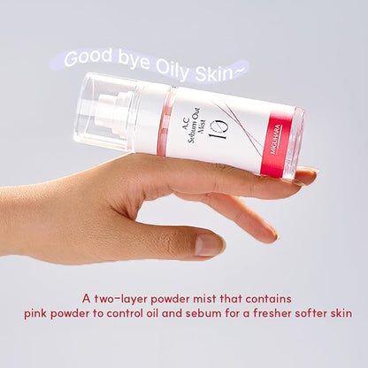 LOVE Vegan No-Sebum Cushion & A.C Sebum Out Mist Bundle