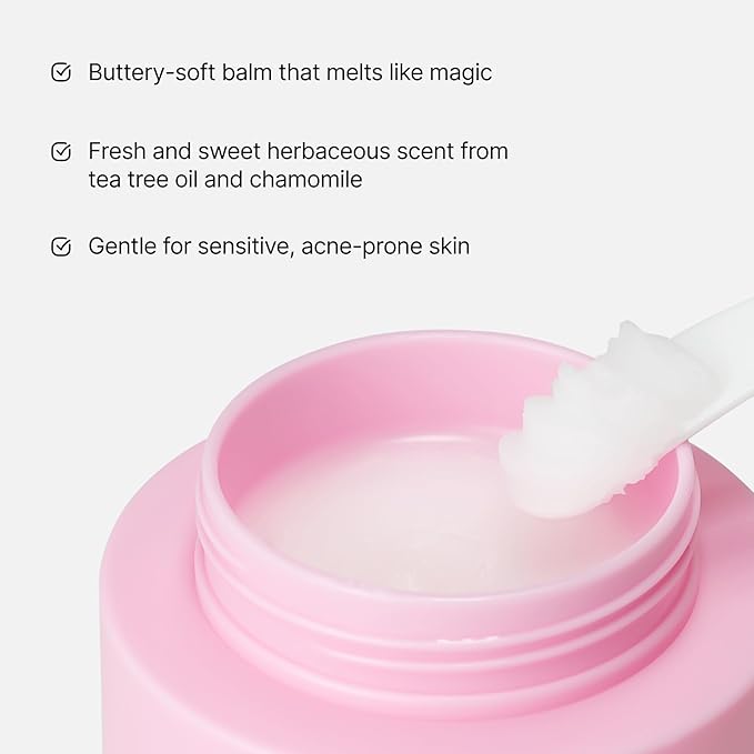 Epielle Melting Cleansing Balm (1.05oz) Gentle Makeup Remover & Deep Cleanser for All Skin Types, Hydrating Formula, Travel Friendly Size, Spa Gifts for Women