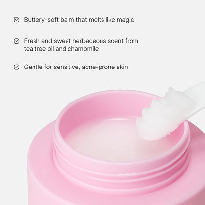 Epielle Melting Cleansing Balm (1.05oz) Gentle Makeup Remover & Deep Cleanser for All Skin Types, Hydrating Formula, Travel Friendly Size, Spa Gifts for Women