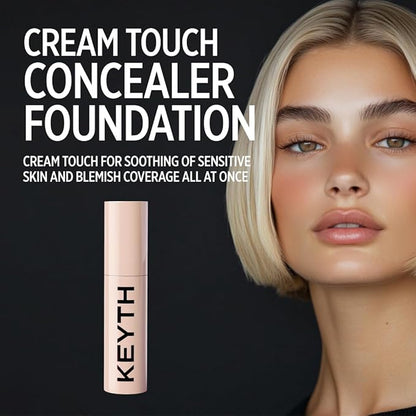 CREAM TOUCH CONCEALER #02 (15ML, 0.50 FL.OZ.) / Imperfections Coverage, Lightweight, Skin-comforting, Dreamy Skin, Mild Formula, Triple CICA