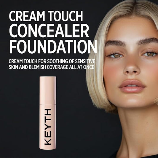 CREAM TOUCH CONCEALER #02 (15ML, 0.50 FL.OZ.) / Imperfections Coverage, Lightweight, Skin-comforting, Dreamy Skin, Mild Formula, Triple CICA