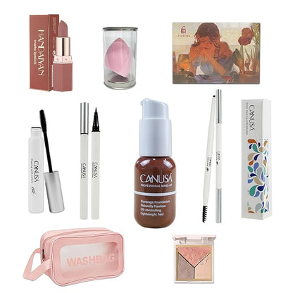 CANUSA Excellent Make-up 10-piece set (Deep Skin)