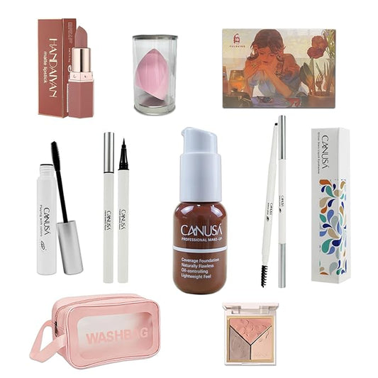 CANUSA Excellent Make-up 10-piece set (Deep Skin)