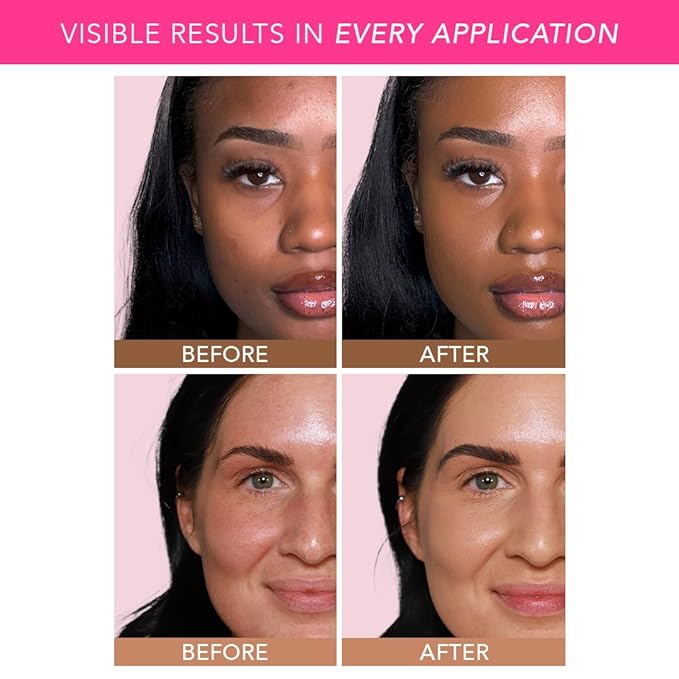 Doll 10 Peptide Bounce Balm Foundation™ – Hydrating, Age-Defying Foundation for Older Women, All Skin Types – Vegan, Clean, Natural, Medium Buildable Coverage, Blurs Fine Lines - [Rich]