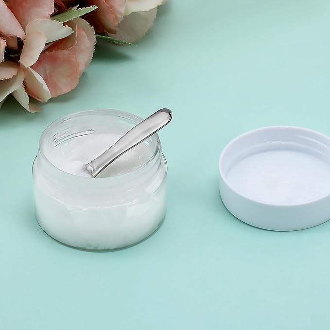 3 Pcs Mini Metal Cosmetic Spatula, Reusable Skin Care Spoon Beauty Scoop Spatula Multi-functional Facial Applicator Tool for Skin Care Creams Eye Cream Essences Beauty Accessories