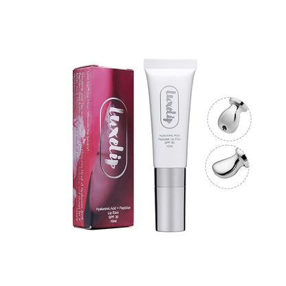 Tinted Lip Balm Elixir – Hydrating Vegan Lip Care with Sheer Color & Moisturizing Glow – Non-Sticky Nourishing, Lip Plumping Treatment for Soft, Smooth Lips (Rosewood 10ml)