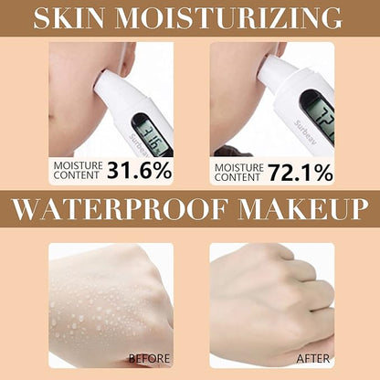 Air Cushion CC Cream, Innovative Concealer Mushroom Head Liquid Foundation, Cover Concealer CC Cream