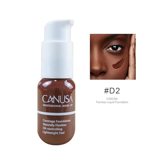 CANUSA Flawless Liquid Foundation (D2 Chocolate Brown)