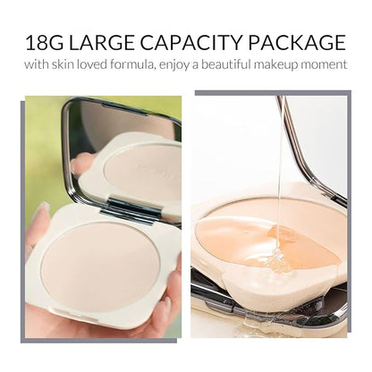 KYDA Translucent Matte Setting Powder, Pressed Face Powder, Even Complexion Setting Powder, Lightweight, Oil-Control Mattifying, 0.65 Oz. Large Capacity Packaging, All Skin
