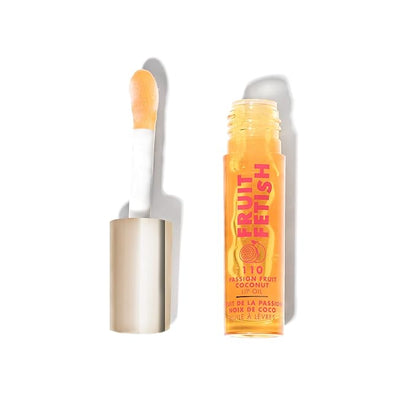 Milani Fruit Fetish Lip Oil with Vitamin E for Instant Hydration, Fruit Extract Infused Lip Treatment and Moisturizing Lip Gloss - Passionfruit Coconut
