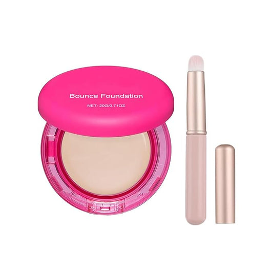 Peptide Bounce Foundation, Hydrating,The Moisturizing Concealer, Age-Defying Foundation, long-lasting, providing concealer, the skin and brightening the complexion(Ivory Color)