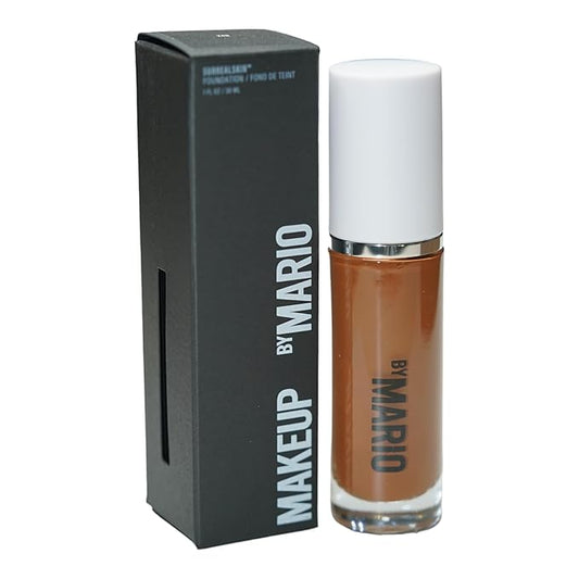 MAKEUP BY MARIO SurrealSkin Liquid Foundation, Liquid Formula, Vegan, Long-wearing coverage, Hydrating, Natural Finish, Size 30 mL (24N - dark with neutral undertone)