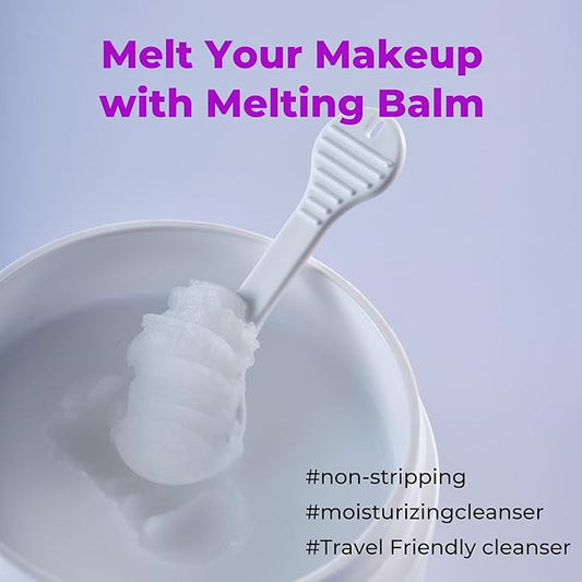 GRAFEN Cleansing Balm Makeup Remover Dermabiome - Korean Makeup Remover Balm Melt Down at Body Heat, Deep Pore Cleansing & Sebum Control, Hydrated Cleansing, One-Touch Cap & Spatula Included