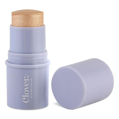 Clover Glow Stick Illuminator | Natural Shine Highlighter, Glass Skin, Easy To Apply | Cruelty-Free & Vegan Naural Makeup| Made With Castor Oil