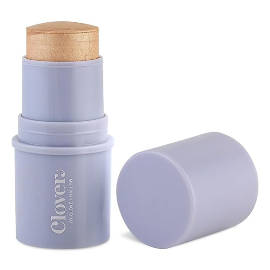 Clover Glow Stick Illuminator | Natural Shine Highlighter, Glass Skin, Easy To Apply | Cruelty-Free & Vegan Naural Makeup| Made With Castor Oil