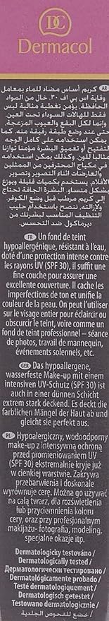 Dermacol Make-Up Cover, Waterproof Hypoallergenic for All Skin Types - 222