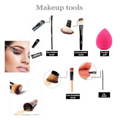 Makeup Kit for Women Full Kit, 24PCS Multi-Purpose Makeup Kit All-in-One Makeup Gift Set Makeup Essential Starter Kit, Compact and Lightweight Design for Girls, Women