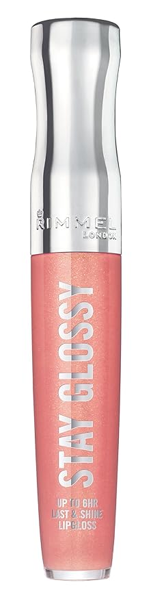 Rimmel Stay Glossy Lipgloss, Swingin' Mandarin, 0.18 Fl Oz (Pack of 1)
