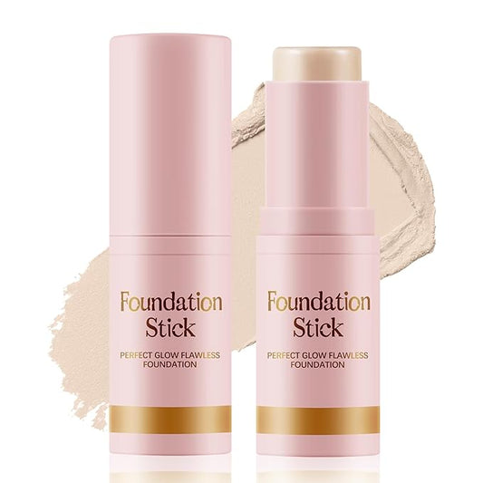 Matte Foundation Stick,Long Wear Multi-Use Face Makeup and Contour Stick for Natural,Lightweight,Waterproof