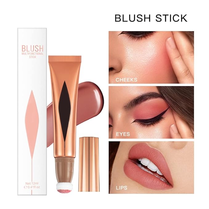 Concealer Stick,Contour Stick Makeup Liquid Highlight and Contour Wand,Cream Contour Stick with Soft Cushion Applicator,Foundation Highlight Makeup Bronzer Stick for Face