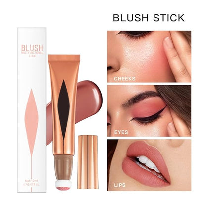 Concealer Stick,Contour Stick Makeup Liquid Highlight and Contour Wand,Cream Contour Stick with Soft Cushion Applicator,Foundation Highlight Makeup Bronzer Stick for Face