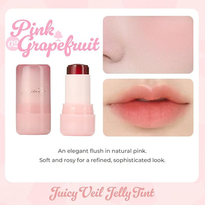 Juicy Veil Jelly Tint 04 Grape Jelly, cheek, cheektint, cheektint by Jelly, lip and cheektint, cheektint stick