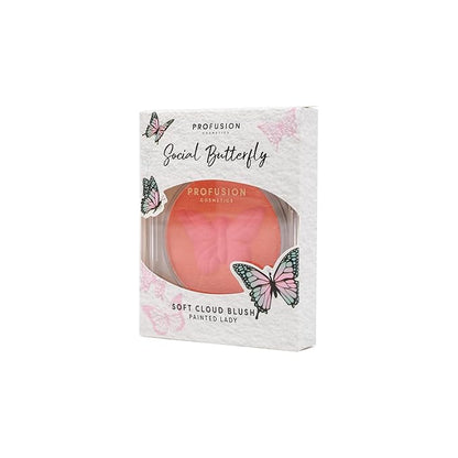 Profusion Cosmetics Empowered Social Butterfly Mousse Blush, Lightweight and Velvety Smooth Texture Improves Natural Flush,Unique Beauty with Radiant Glow (Painted Lady, Standard)