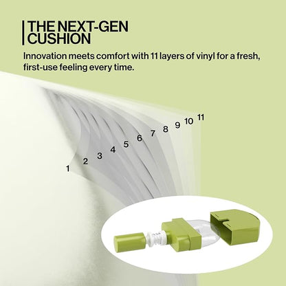 UNLEASHIA Foundation Makeup Healthy-Green Cushion Refill - 15g, Lightweight Buildable Coverage, Vegan Makeup, Natural Satin Finish(18C)