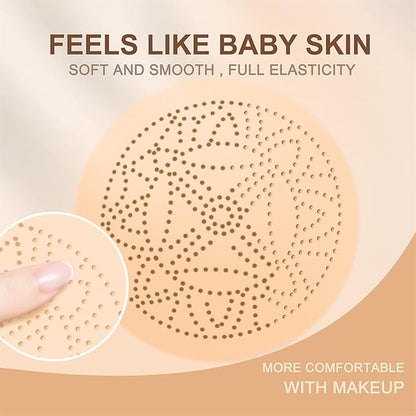 Mushroom Head Air Cushion CC Cream - BB Cream Face Makeup Foundation for Mature Skin Moisturizing Concealer Brighten Long-Lasting, Even Skin Tone for All Skin Types, Medium Deep