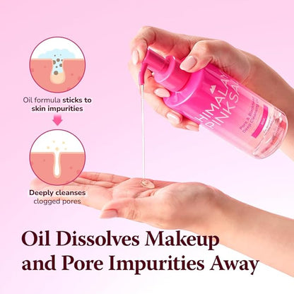 Pore & Blackhead Deep Cleansing Oil BHA, 6.7 fl oz 2 Pack - Pore Purifying Oil Cleanser with BHA for Blackhead Removal, Makeup Remover with Refreshing Low Alkaline Formula