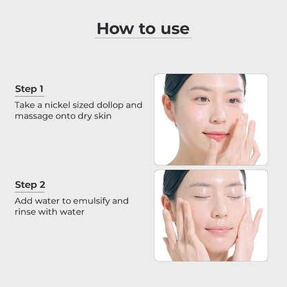 GRAFEN Cleansing Balm Makeup Remover Dermabiome - Korean Makeup Remover Balm Melt Down at Body Heat, Deep Pore Cleansing & Sebum Control, Hydrated Cleansing, One-Touch Cap & Spatula Included