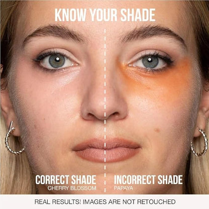 H.U.D.A BEAUTY #FAUXFILTER Under Eye Color Corrector 0.3 oz / 9 mL (Peach, 0.3 oz / 9 ml) + Bonus Acne Patch (36 Pieces)