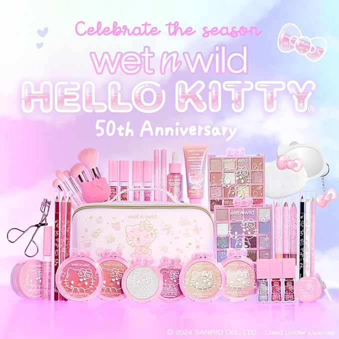 wet n wild Hello Kitty Radiance Liquid, Nourishing Niacinamide & Glycerin Infused Formula, Natural Multi-Functional Glow, Cruelty-Free & Vegan