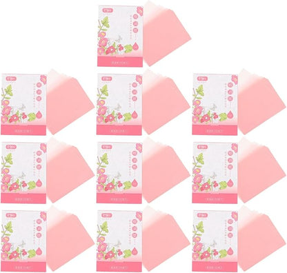 BESTOYARD 2000 Oil Blotting Sheets for Face, 20 Boxes Facial Tissues for Oily Skin Care, Makeup Blotting Paper, Portable Oil Control Film for Home, Office, Travel, Sports