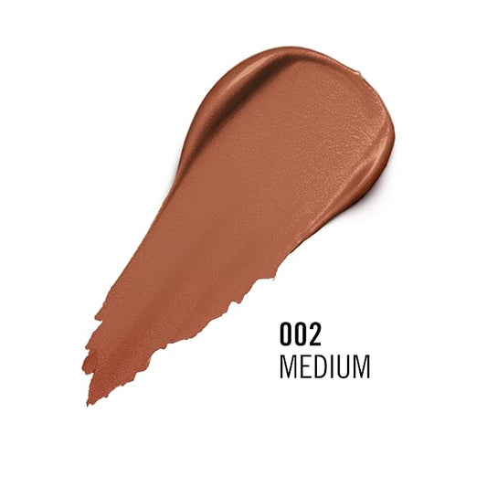 Rimmel Multi Tasker 3 in 1 Bronzing Stick, 002 Medium, Sculpted and Bronzed Glow, All-Day Wear, Sheer and Dewy Finish, Infused with Vitamin C & E, Vegan Formula, Cruelty-Free