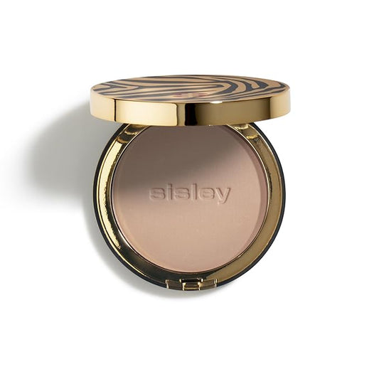Sisley Paris Phyto-Poudre Compact, 1 Rosy - Mattifying, Beautifying Pressed Powder - Visibly Blurs Wrinkles & Fine Lines - Buildable Coverage - All Skin Types - Includes Powder Puff